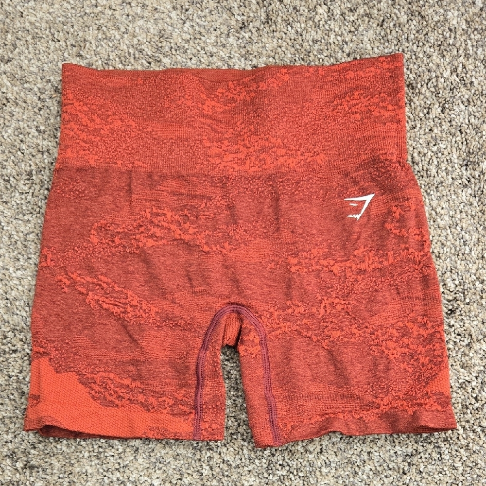 Gymshark Seamless Red Shorts